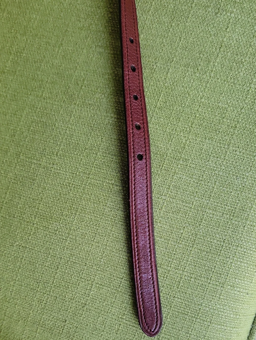 Prada Vintage Women's Leather Belts Silver Buckle